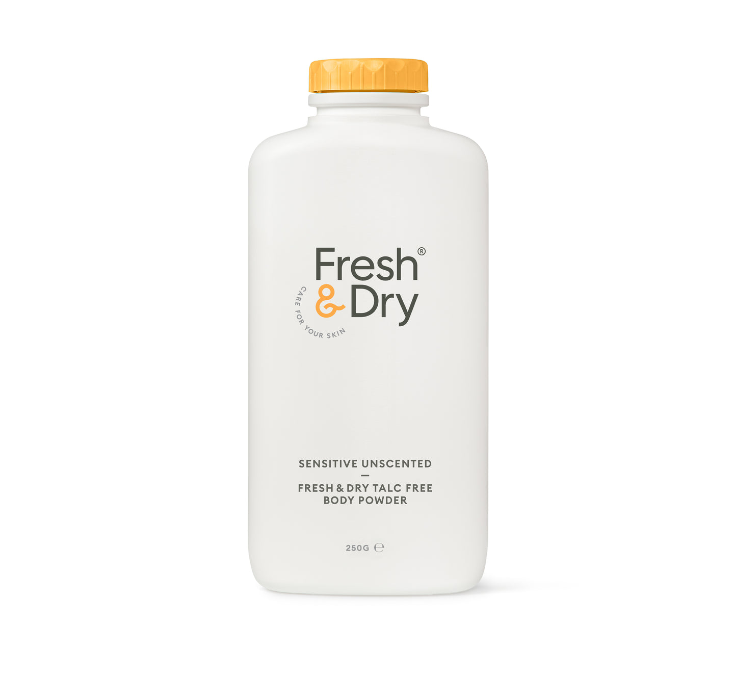 Fresh & Dry Sensitive Unscented Talc Free Body Powder 250g